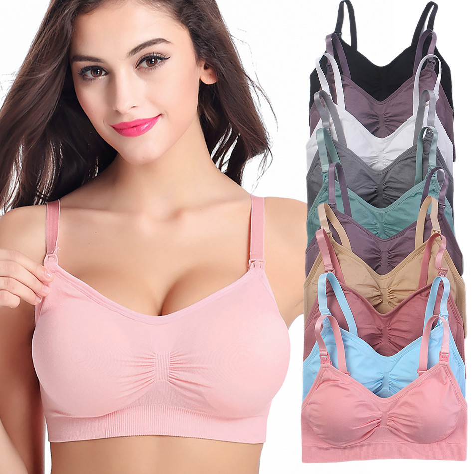 Breathable Maternity Pregnant  - Nursing Bra Sleep recension och pris