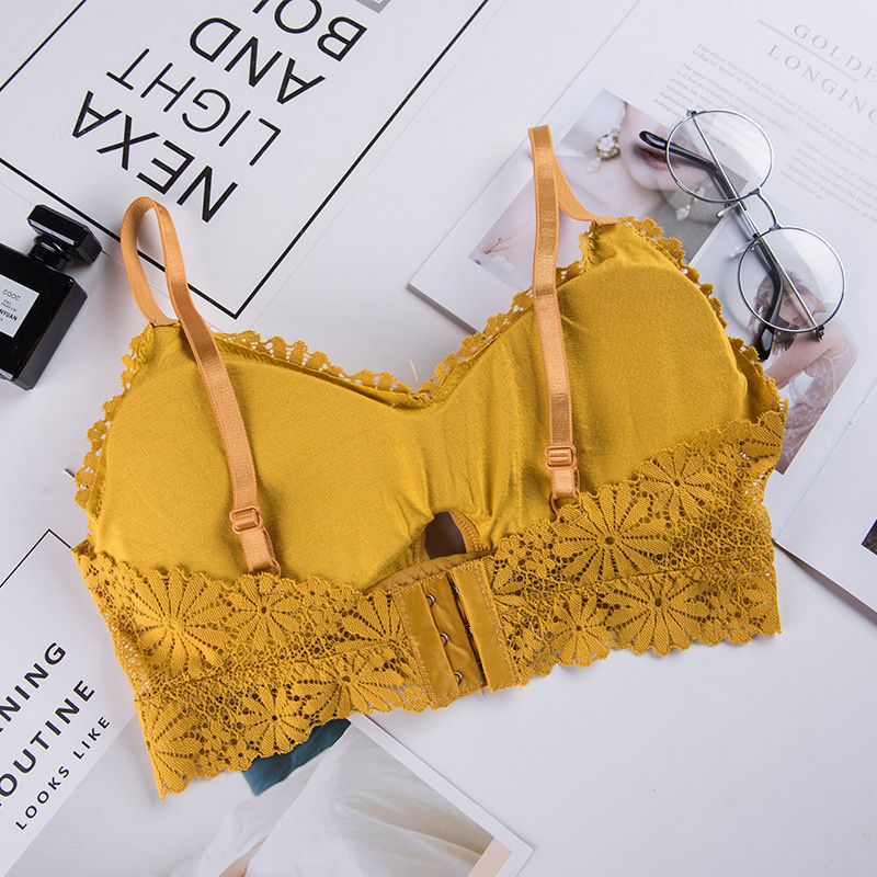 3D Sexy girl lace Lingerie Sea - Strapless Bra Backless recension och pris