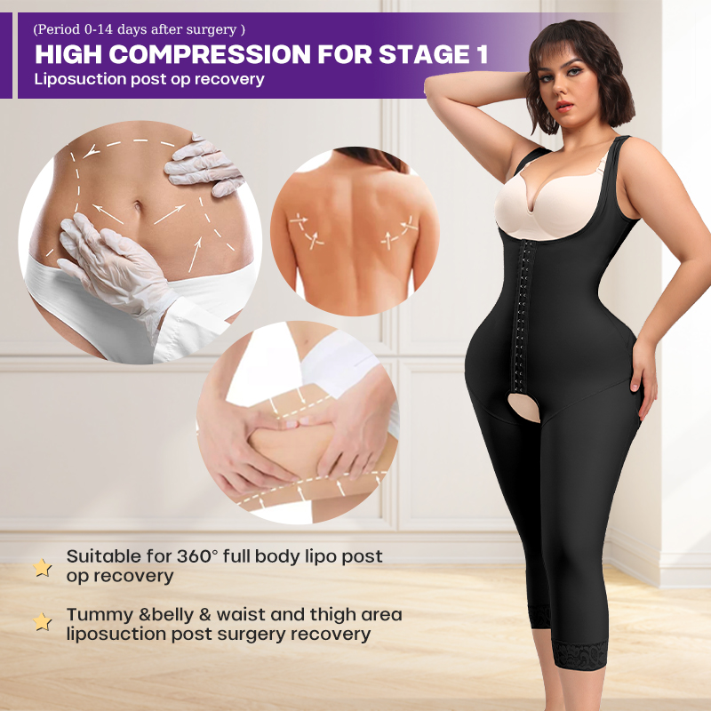 Compression Tummy Control Full - Shapewear Bodysuit Firm recension och pris