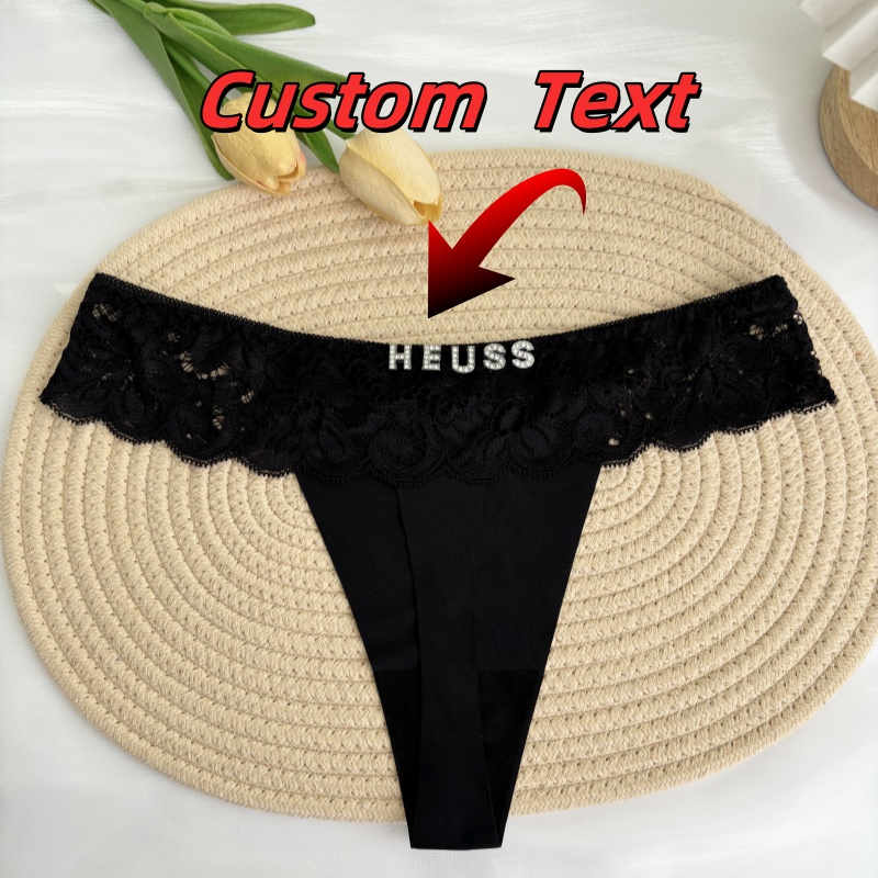 Personalized Custom Thong Name - Thong Bikini Women recension och pris