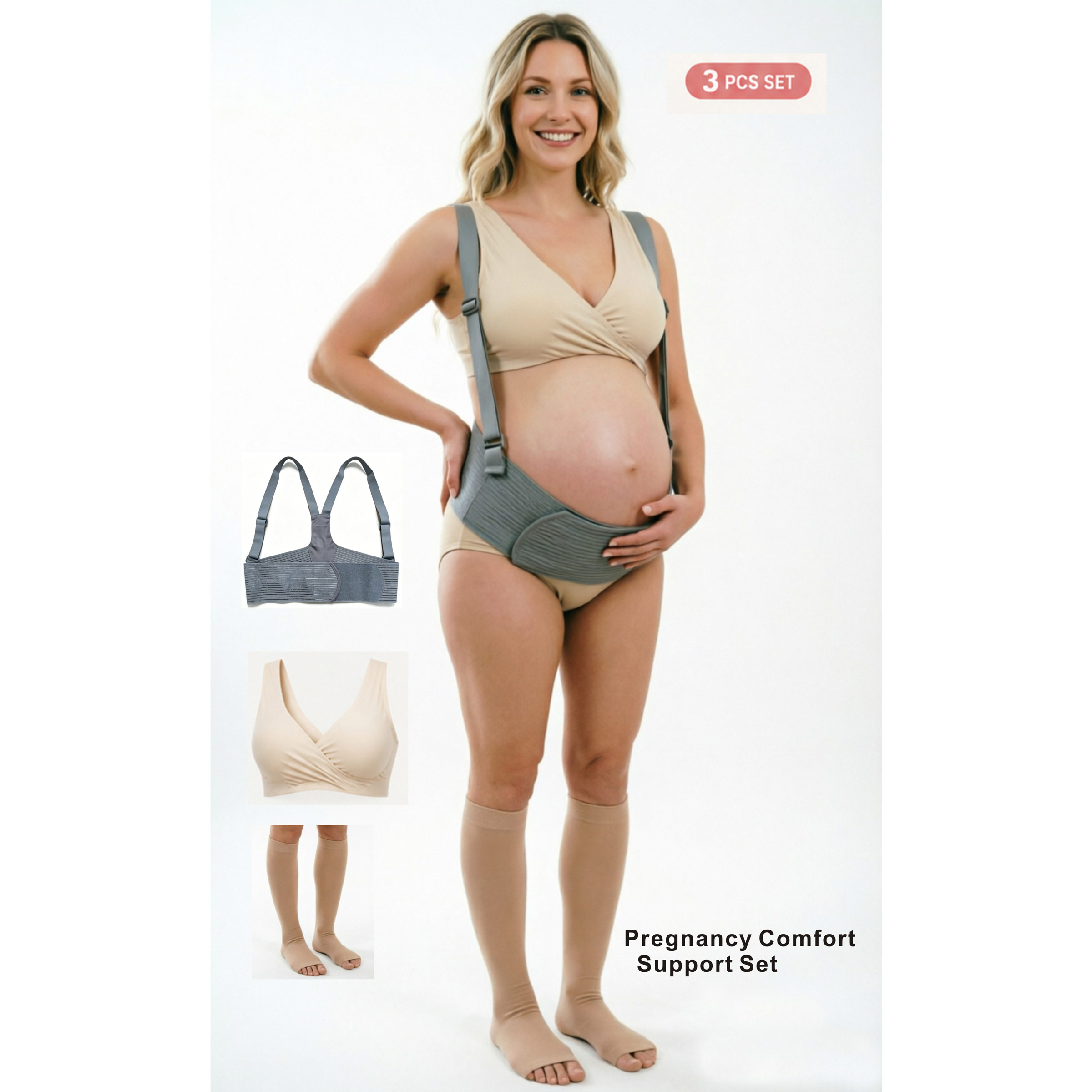 3‑in‑1 Maternity Essential Set - Nursing Bra Sleep recension och pris