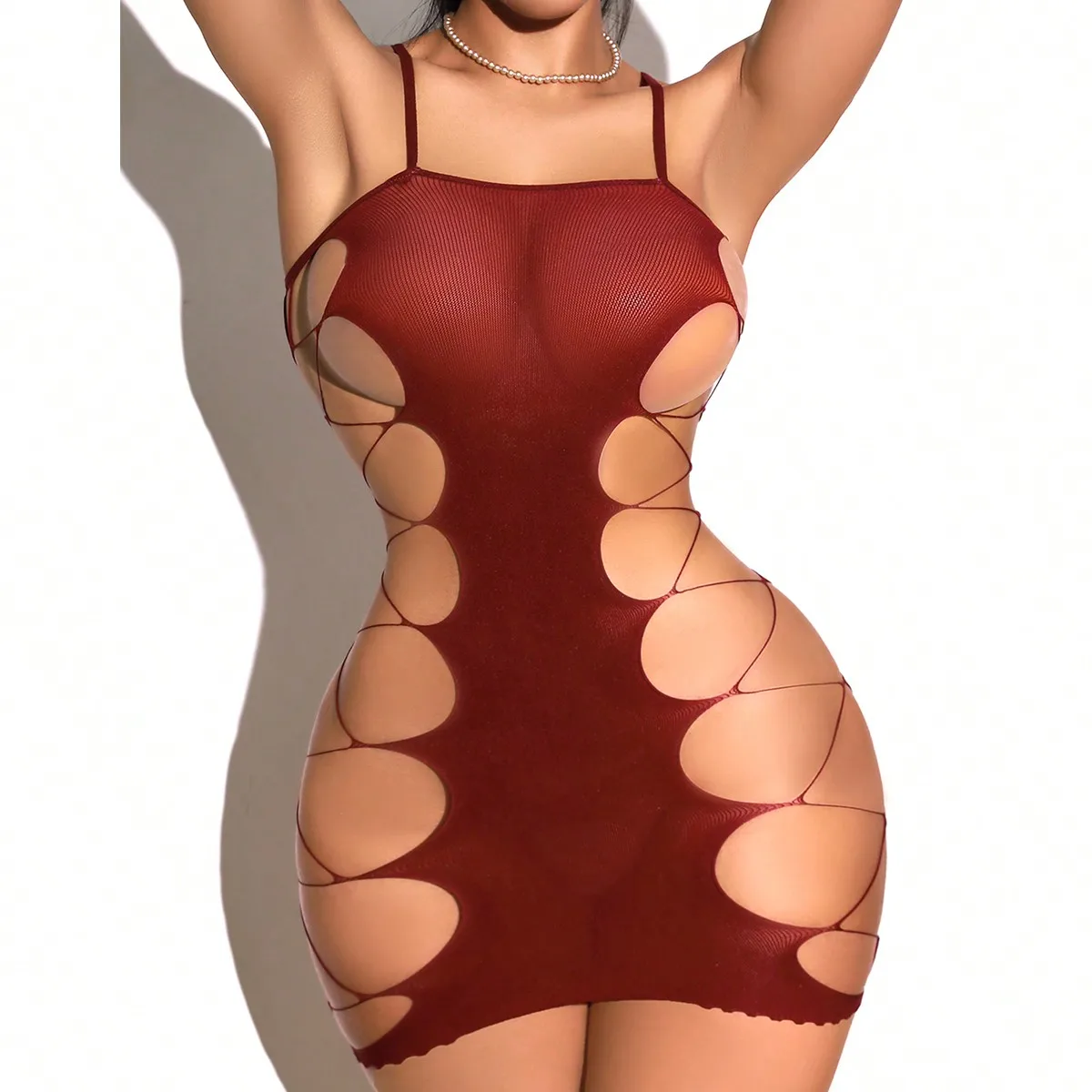New Fashion Womens body Stocki - Bodystocking Fishnet recension och pris