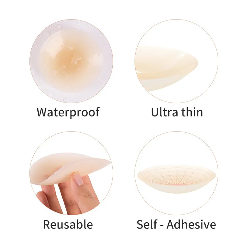 Reusable Silicone Adhesive Nip - Silicone Bra Adhesive recension och pris