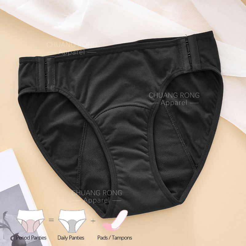 Plus Size Women's Easy-On Snap - Period Panty Absorbent recension och pris