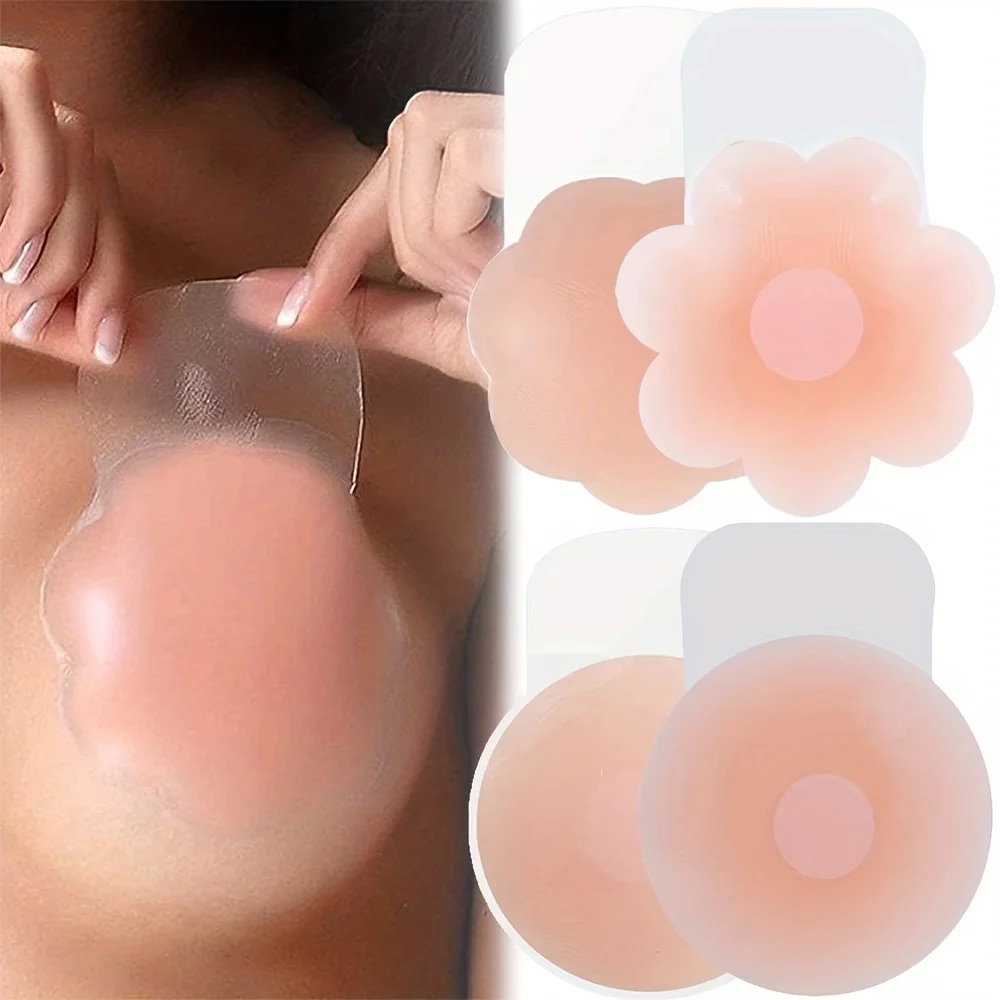 1Pairs Silicone Nipple Cover L - Silicone Bra Adhesive recension och pris