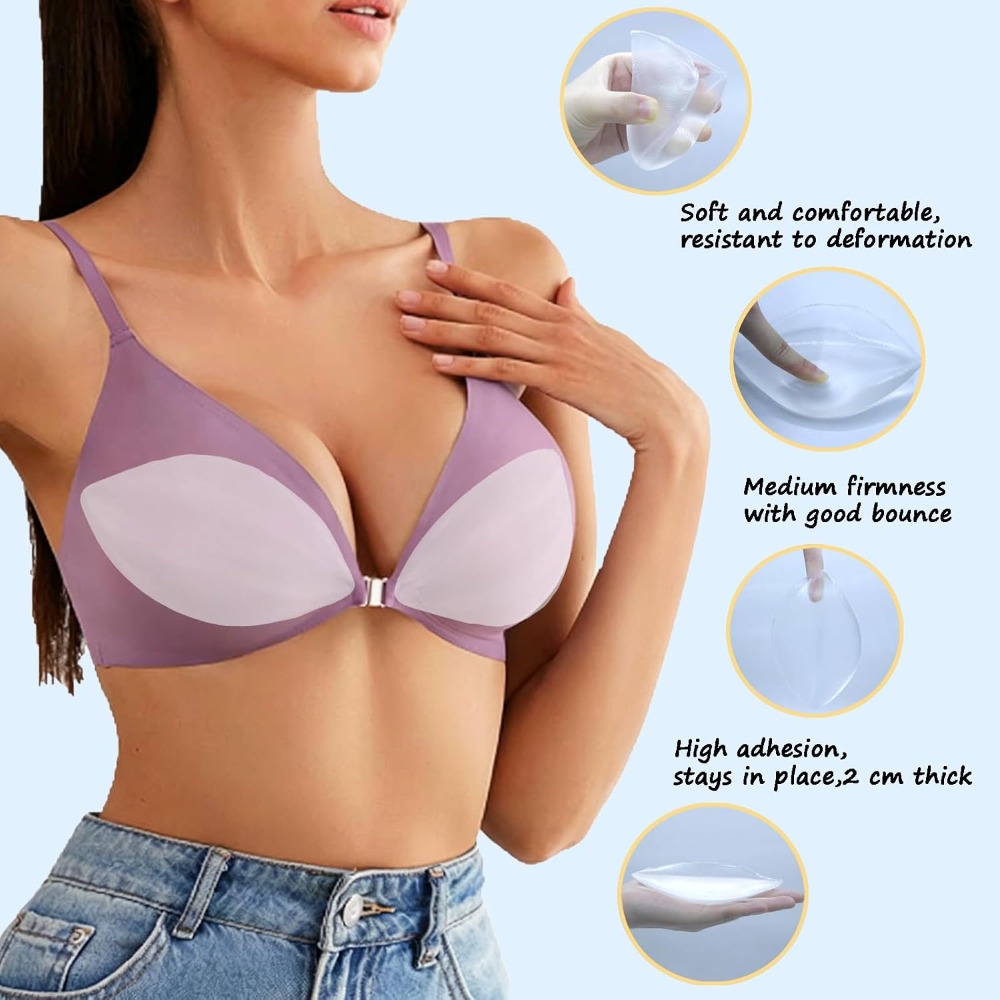 Adhesive Silicone Bra Inserts  - Silicone Bra Adhesive recension och pris