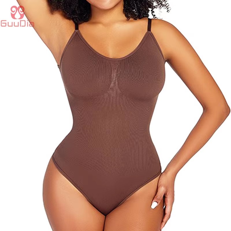 GUUDIA Spandex Bodysuit Thong  - Shapewear Bodysuit Firm recension och pris