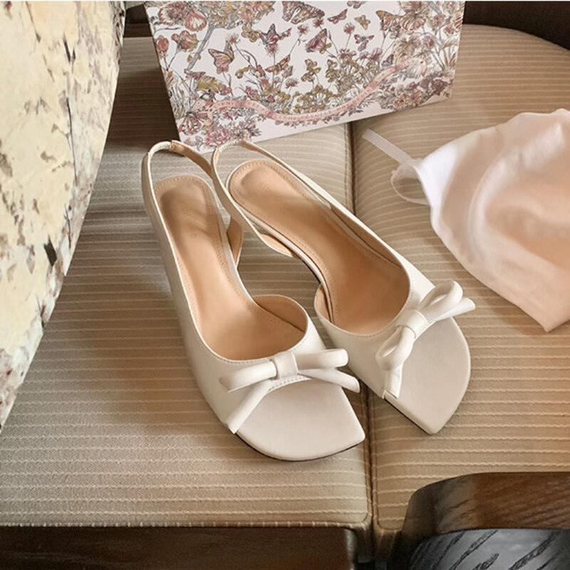 Elegant bow satin low heels sa - Slip Dress Satin recension och pris