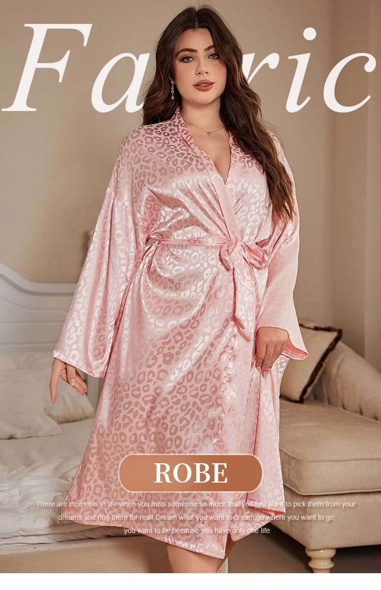 Plus Size Robe Pajama Women Sl - Robe Silk Women recension och pris