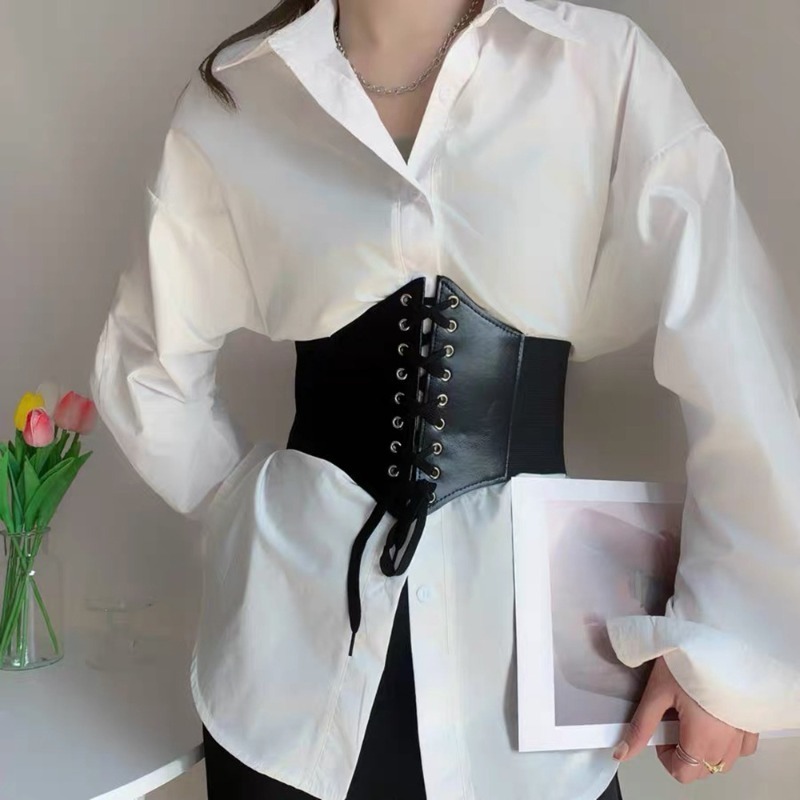 Fashion Corset Wide Belts Faux - Corset Waist Cinch recension och pris