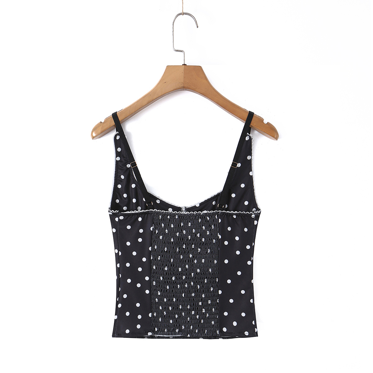 Black Polka Dot Corset Cami To - Cami Top Lace recension och pris