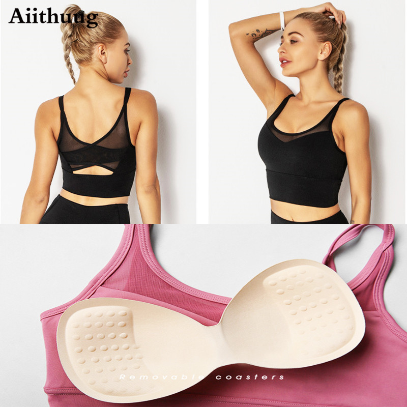 Aiithuug Yoga Bras Fitness Shi - Sports Bra High Impact recension och pris
