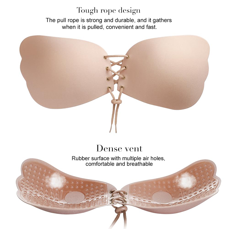 1/2 Pairs Women Summer Backles - Strapless Bra Backless recension och pris