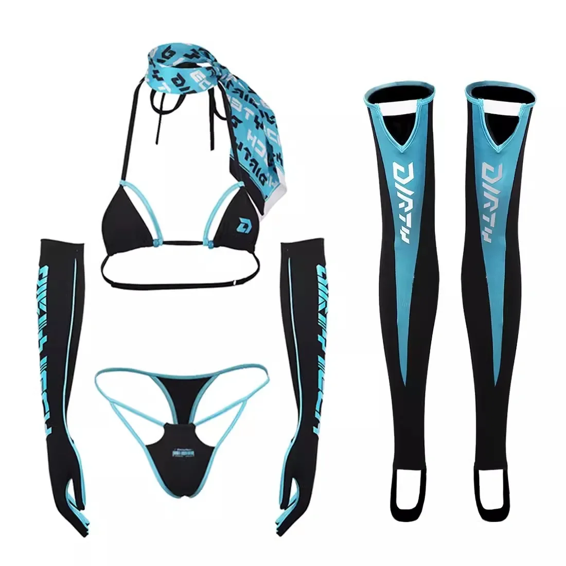 Women Sexy 5 Pieces Bikini Set - Thong Bikini Women recension och pris