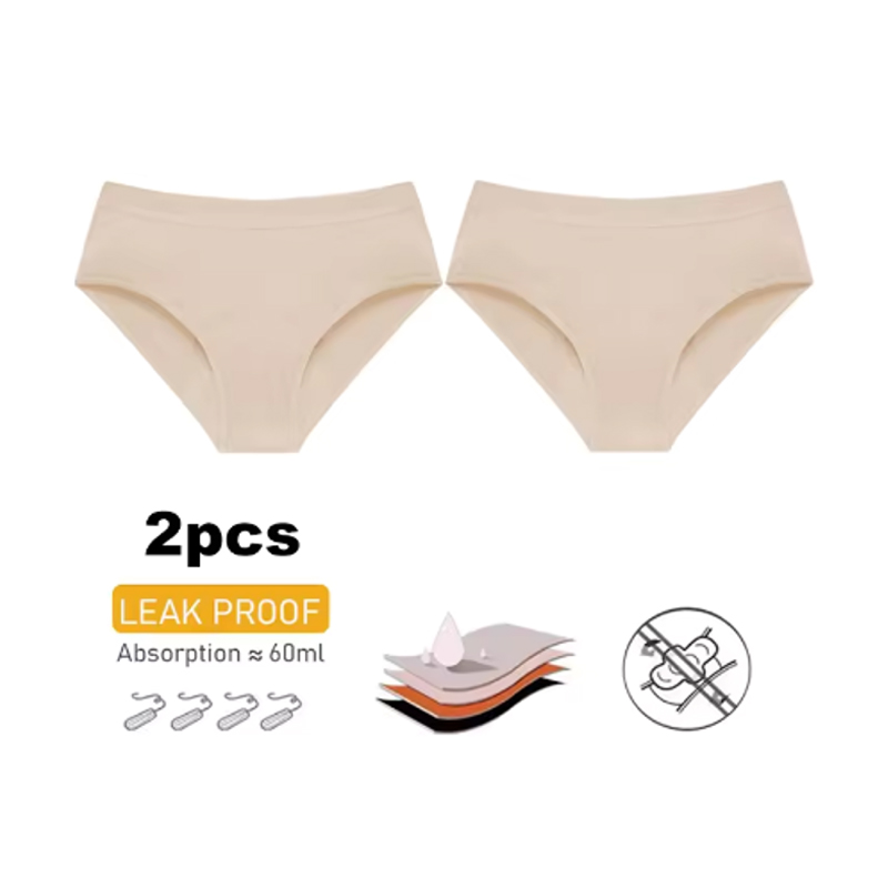2Pc Heavy Flow Pure Cotton Men - Period Panty Absorbent recension och pris