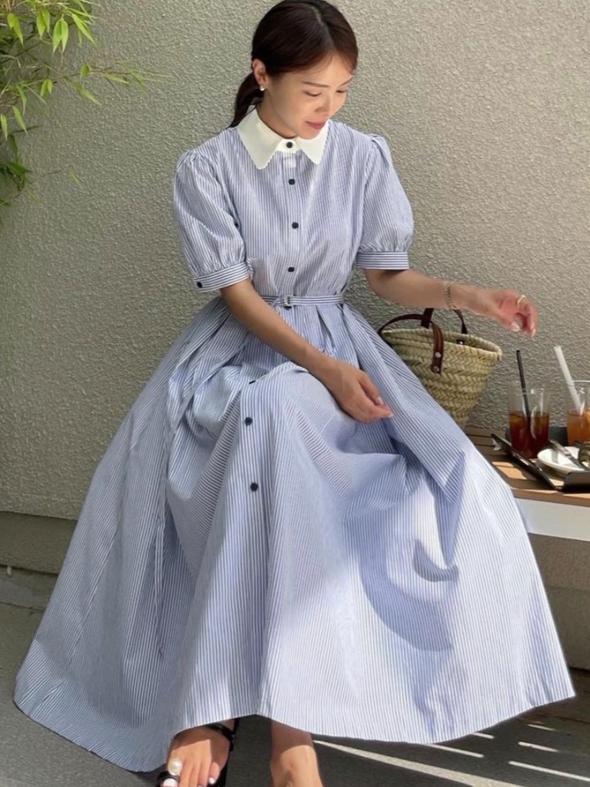 Elegant Retro Striped Waist-Ci - Corset Waist Cinch recension och pris