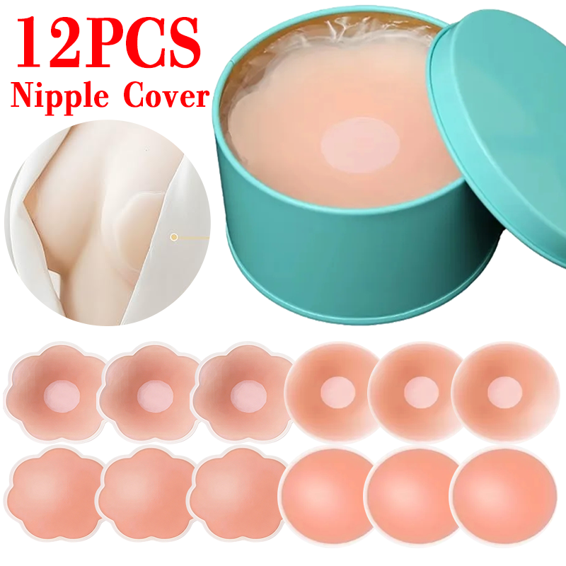 6/12PCS Invisible Self Adhesiv - Nipple Cover Pasties recension och pris