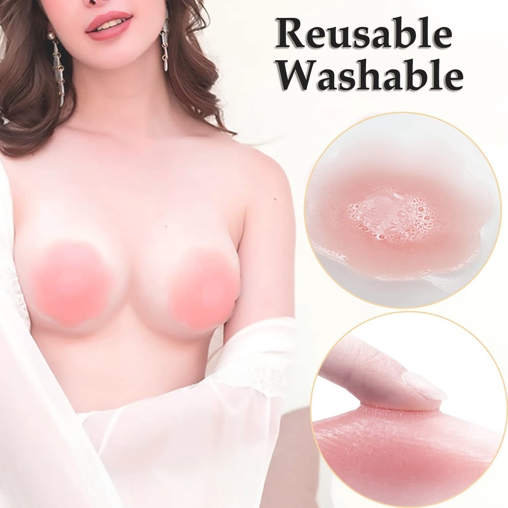 6/12PCS Invisible Self Adhesiv - Nipple Cover Pasties recension och pris