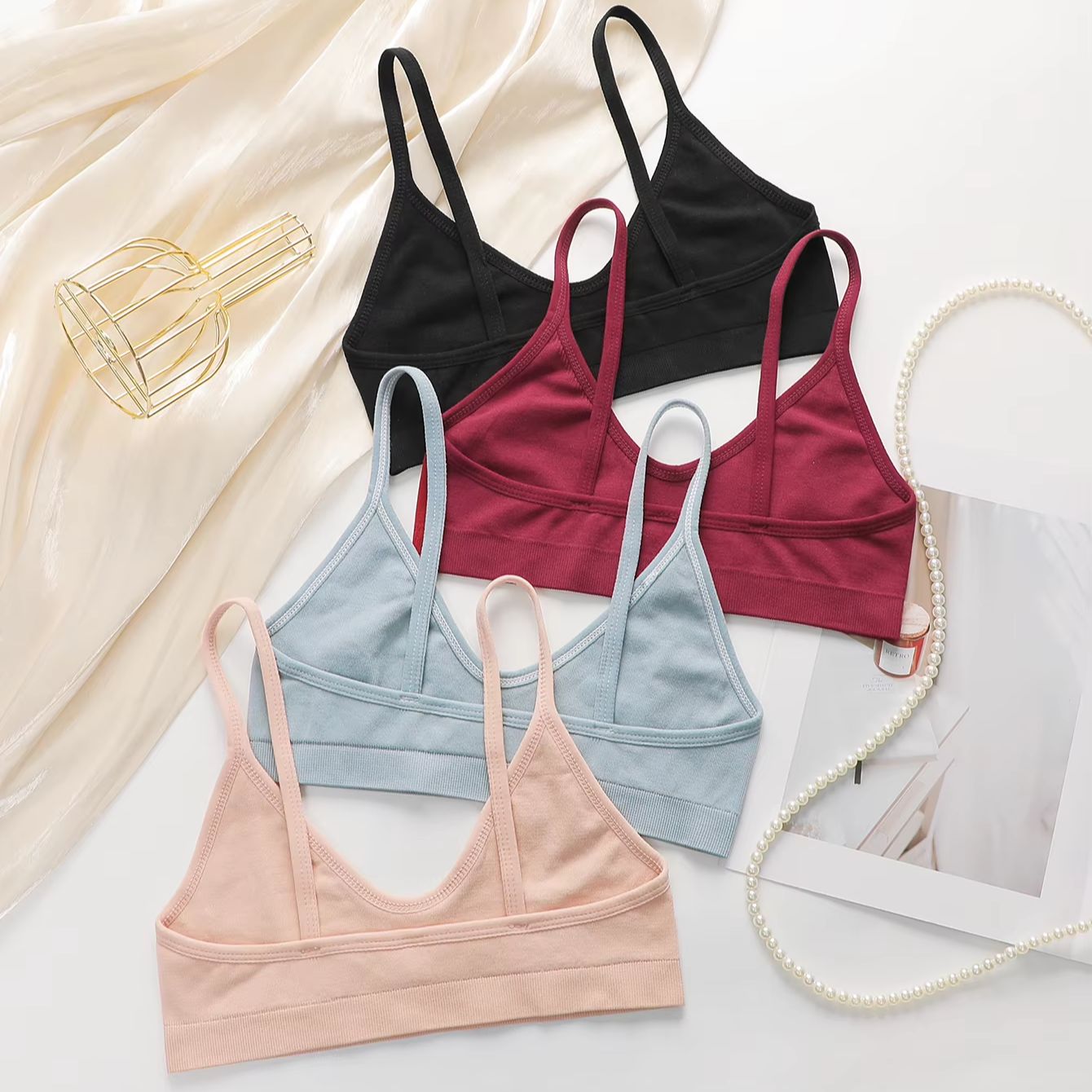 Women Seamless Wireless Bra So - Bralette Wireless Soft recension och pris