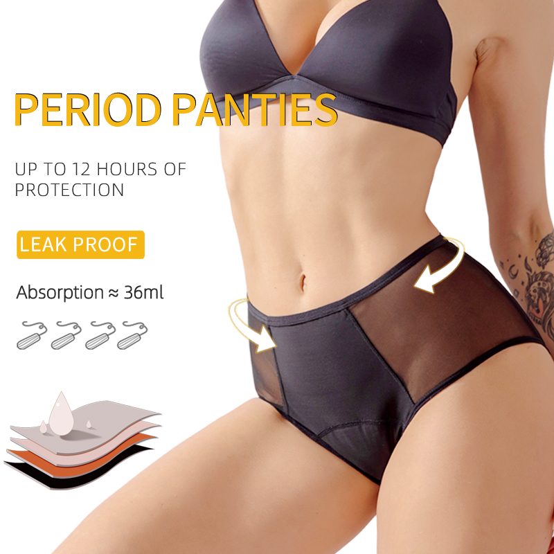 Drop shipping Women's High-wai - Period Panty Absorbent recension och pris