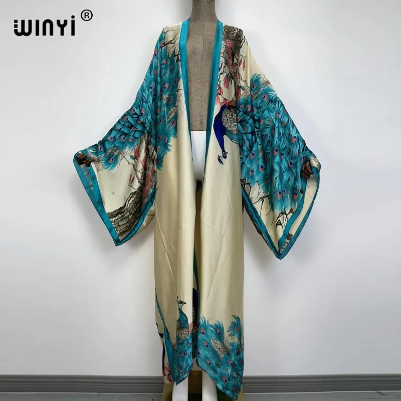 WINYI 2022 Summer Women Cardig - Robe Silk Women recension och pris